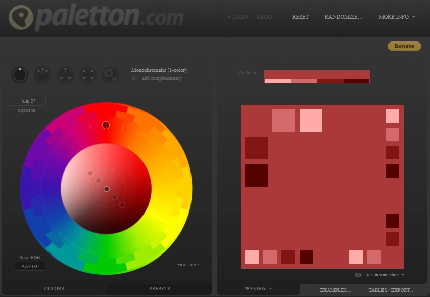 Выбор цвета для дизайна сайта. Примеры: 50 великолепных цветовых схем