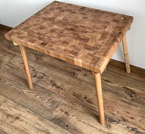 Kid working table. Ash+oil/wax. Countertop looks as huge cutting board. Другие работы можно посмотреть у меня в инстаграме.